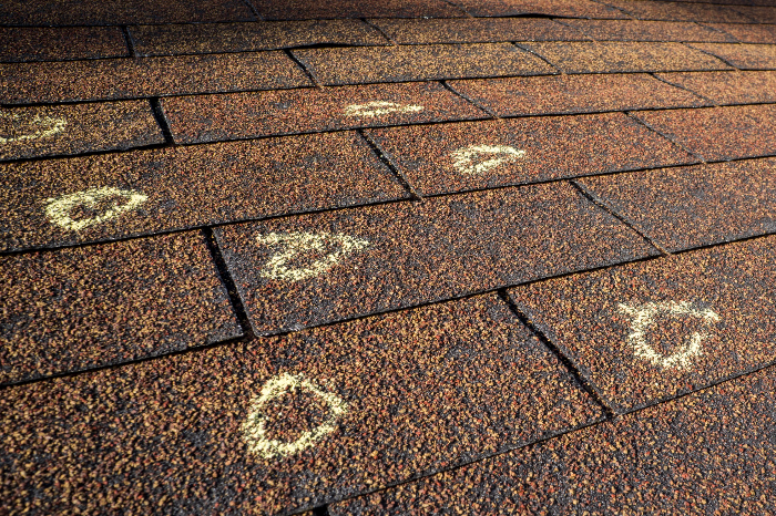 The Best Roofing Company Explains: What Hail Damage Looks Like